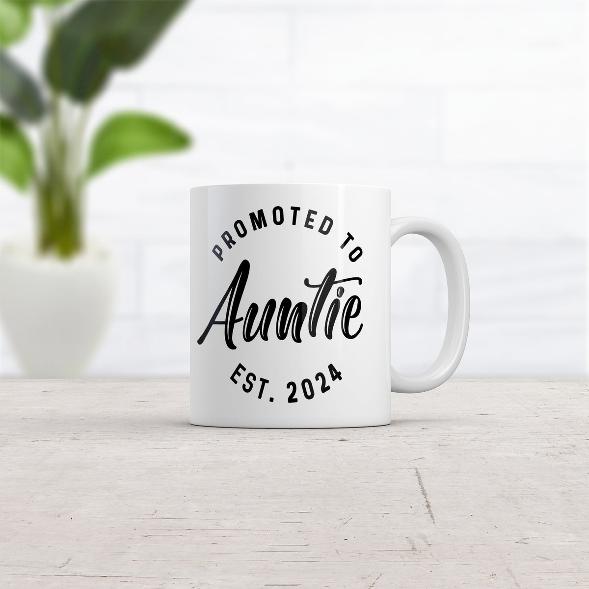 Promoted To Auntie 2024 Mug