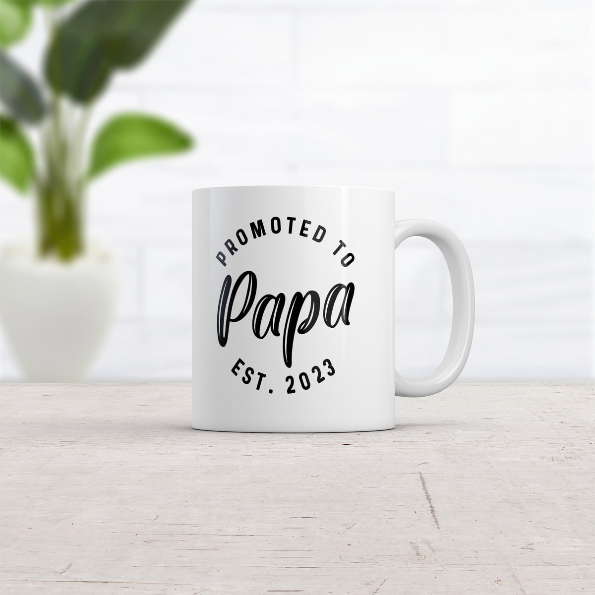Promoted To Papa 2023 Mug