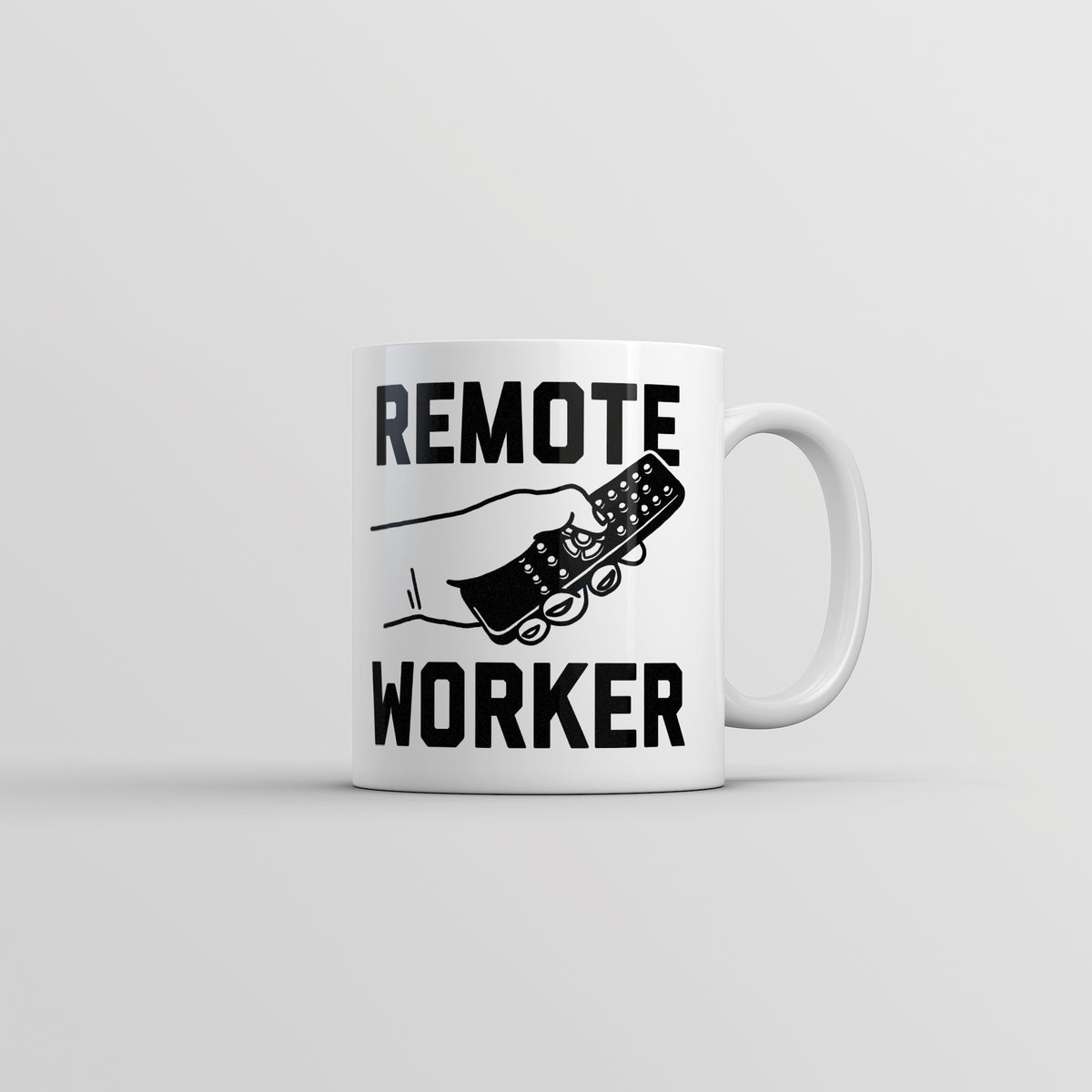 Funny White Remote Worker Coffee Mug Nerdy sarcastic Tee