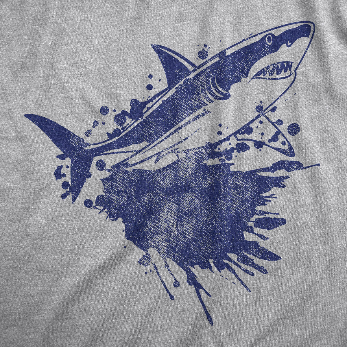Shark Ink Splatter Men&#39;s Tshirt