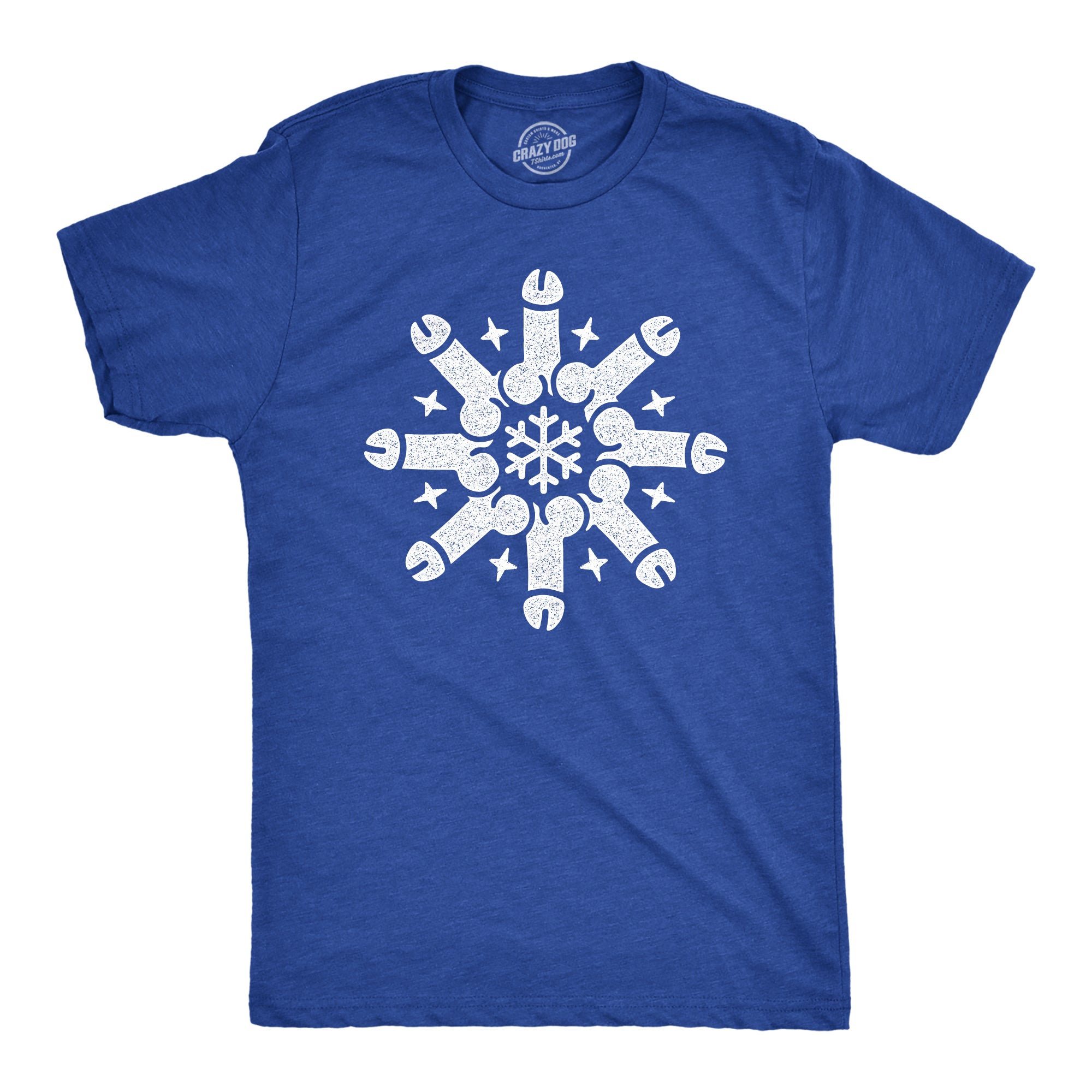 Funny Heather Royal - DICKS Snowflake Dicks Mens T Shirt Nerdy sarcastic Tee