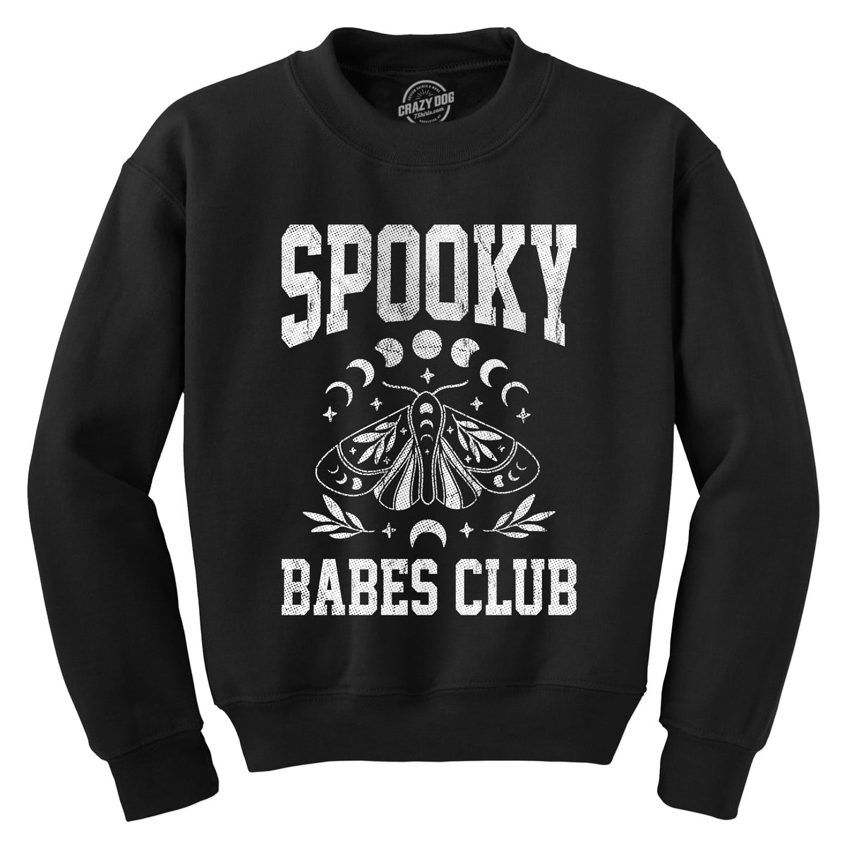 Funny Black - BABES Spooky Babes Club Sweatshirt Nerdy halloween Tee