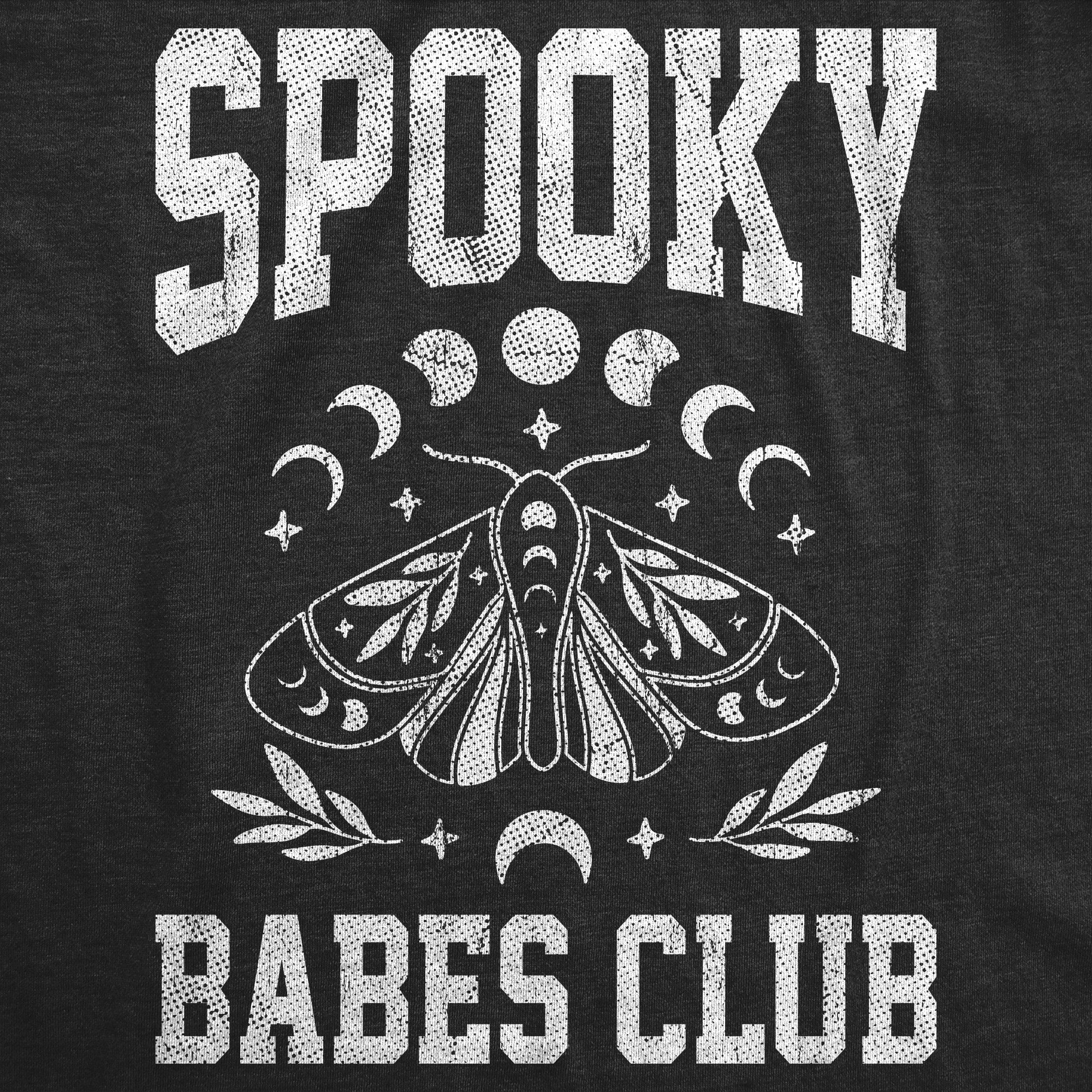 Funny Black - BABES Spooky Babes Club Sweatshirt Nerdy halloween Tee