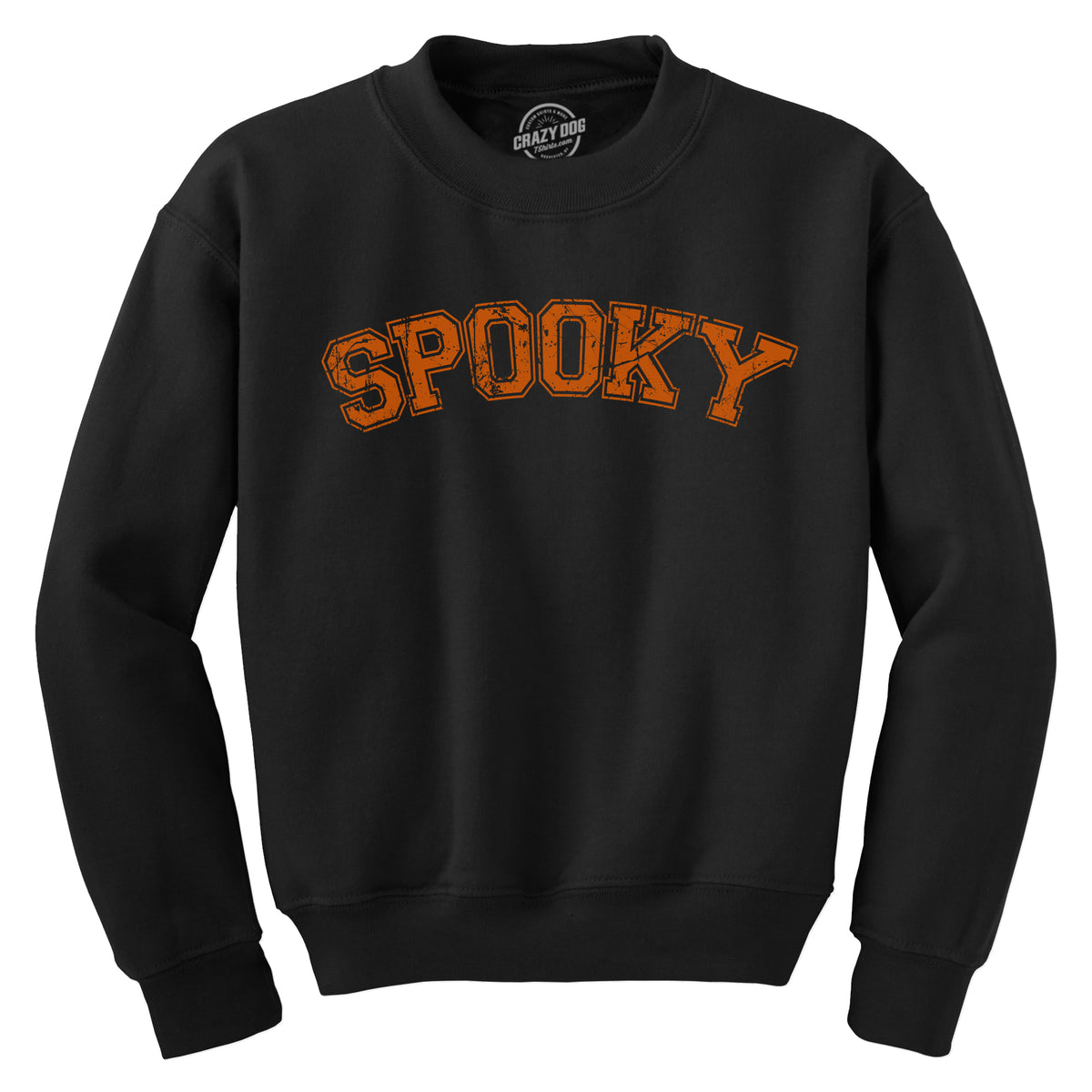 Funny Black - SPOOKY Spooky Varsity Sweatshirt Nerdy Halloween Tee