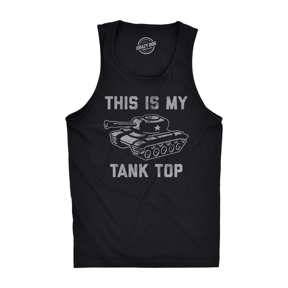 Funny Heather Black - Tank Top This Is My Tank Top Mens Tank Top Nerdy sarcastic Tee