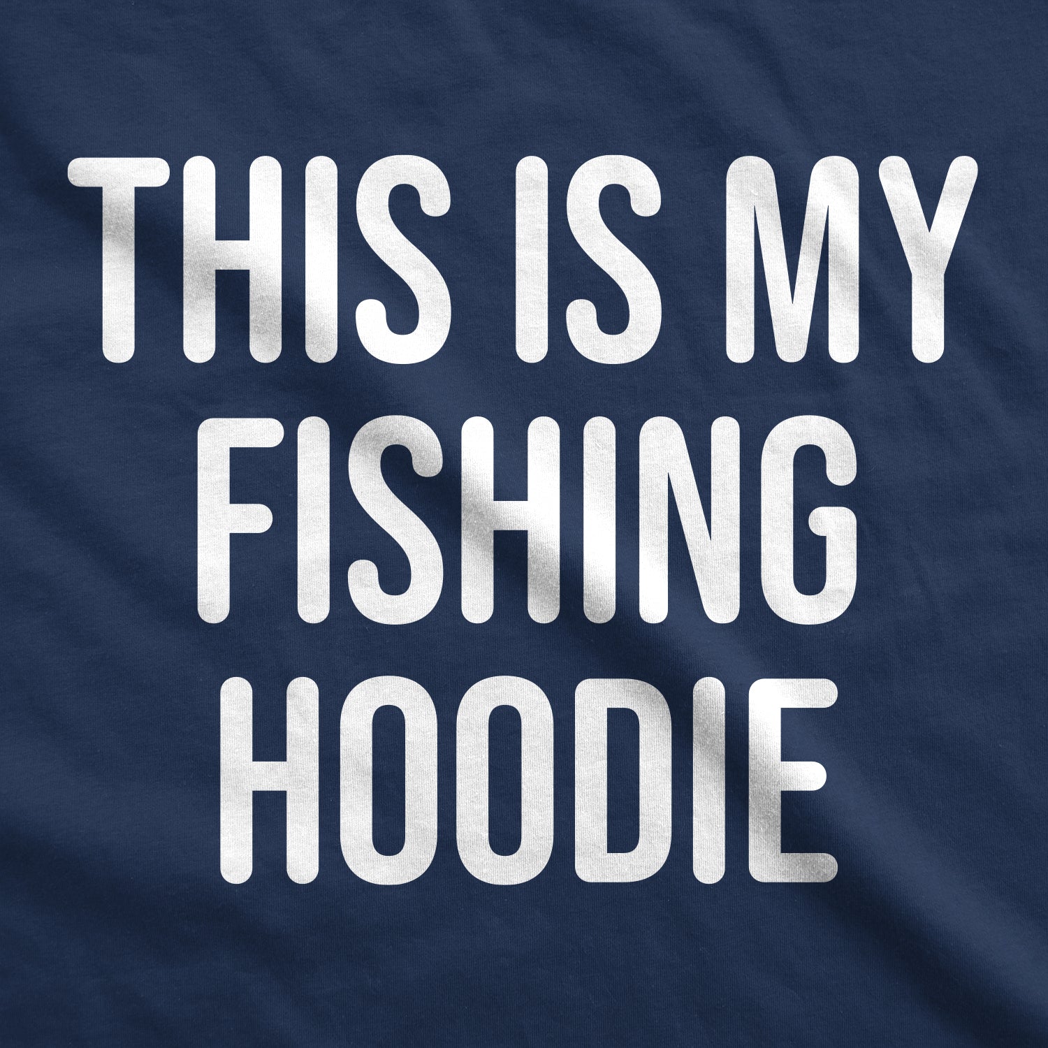 Funny Navy - Fish Pocket This Is My Fishing Hoodie Hoodie Nerdy Fishing Tee