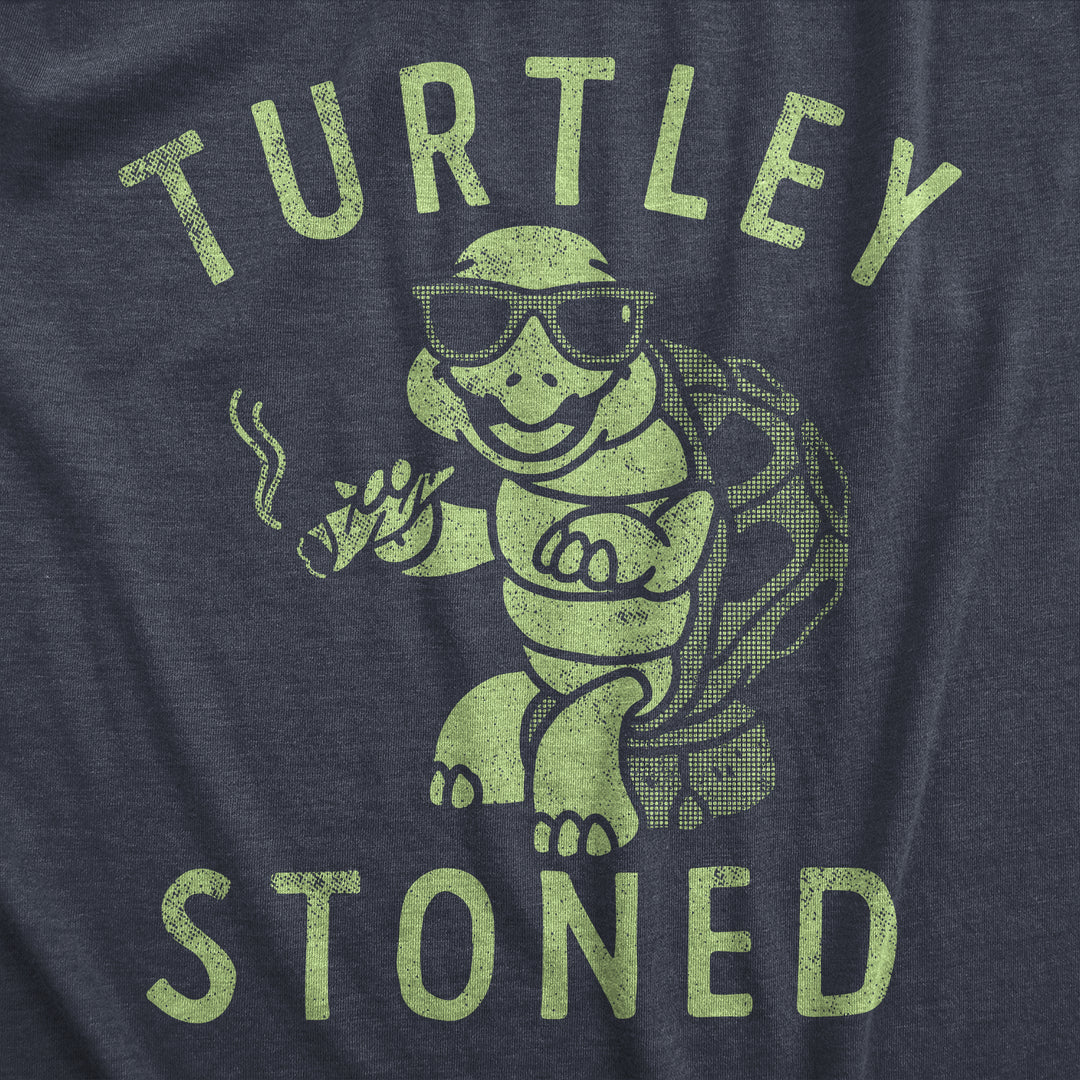 Turtley Stoned Men's T Shirt