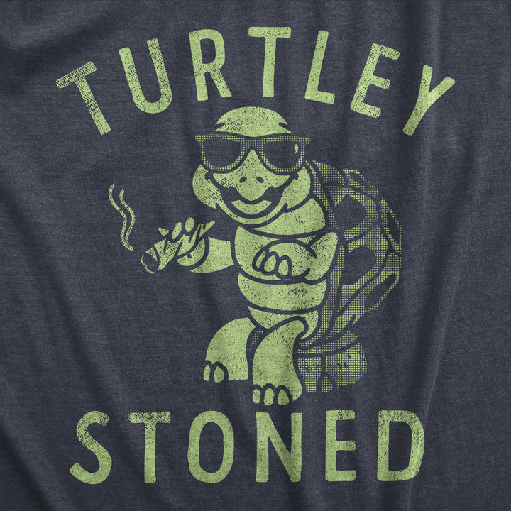 Turtley Stoned Men's T Shirt