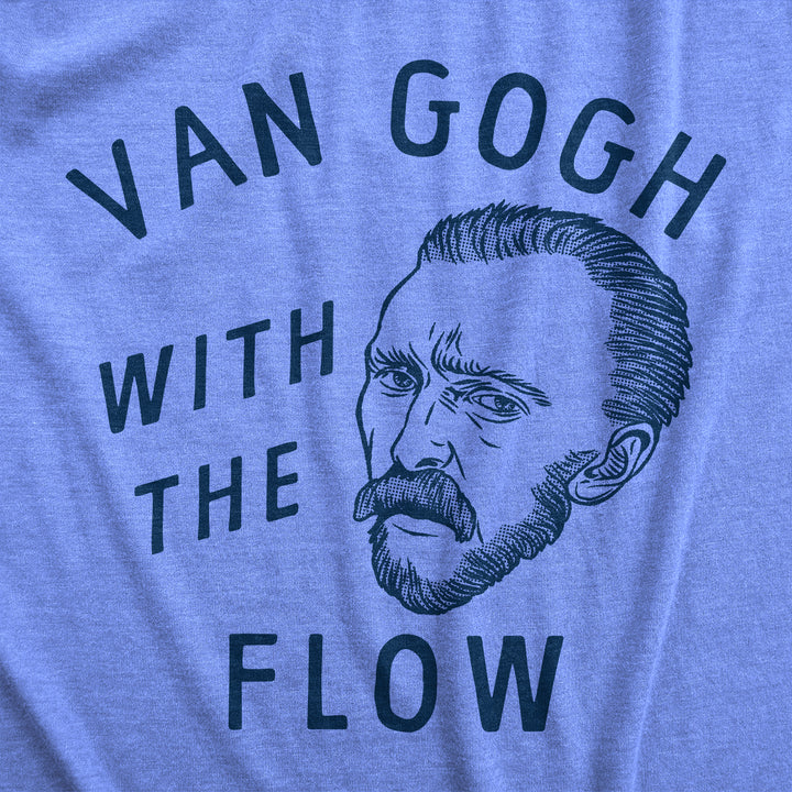 Van Gogh With The Flow Men's T Shirt