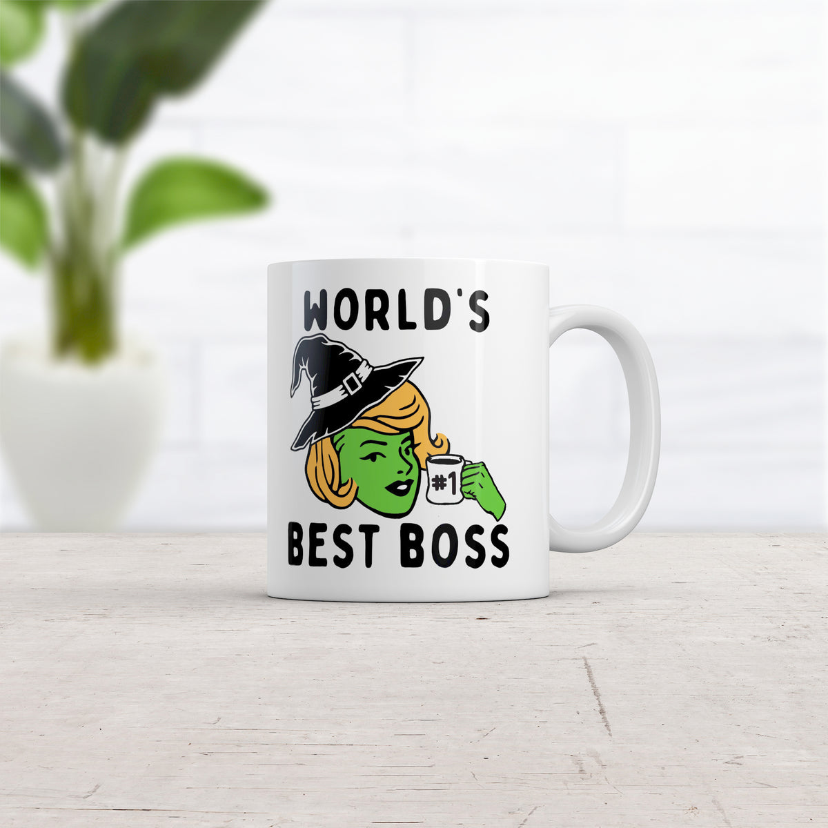 Worlds Best Boss Witch Mug