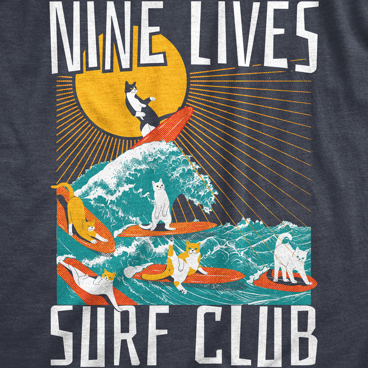 Nine Lives Surf Club Men's T Shirt