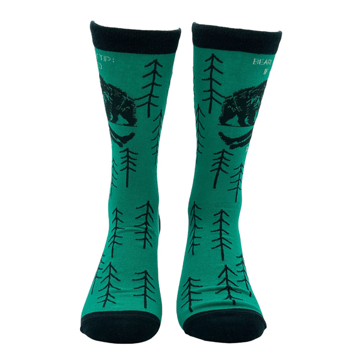 Men's Bear Attack Tip Socks