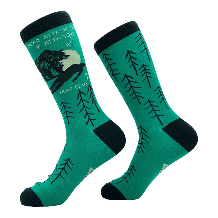 Men's Bear Attack Tip Socks