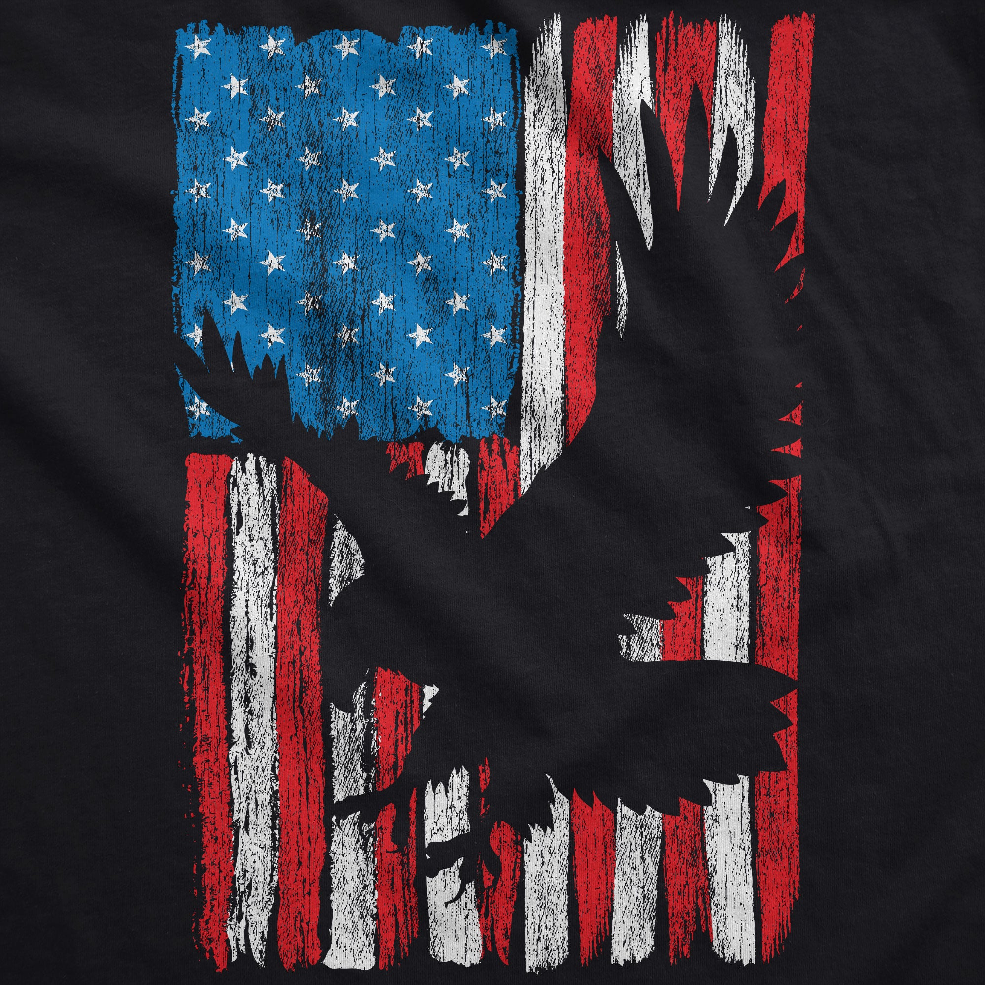 Funny Black - Eagle In Flag Eagle In Flag Womens Tank Top Nerdy Fourth Of July Tee