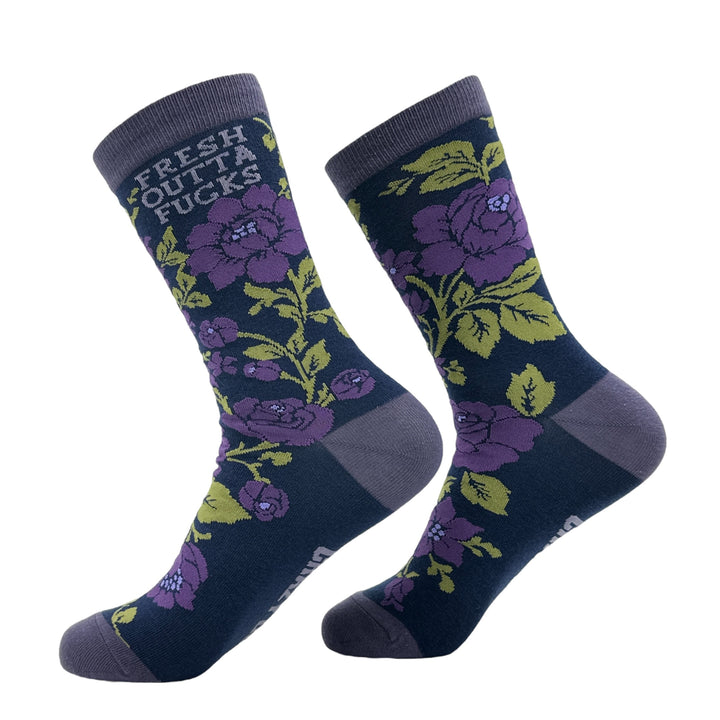 Women's Fresh Outta Fucks Socks