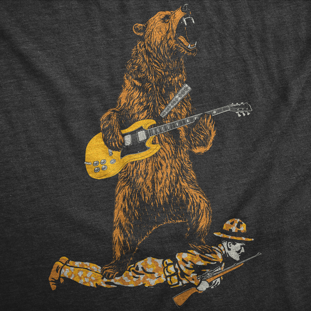 Guitar Bear Men's T Shirt