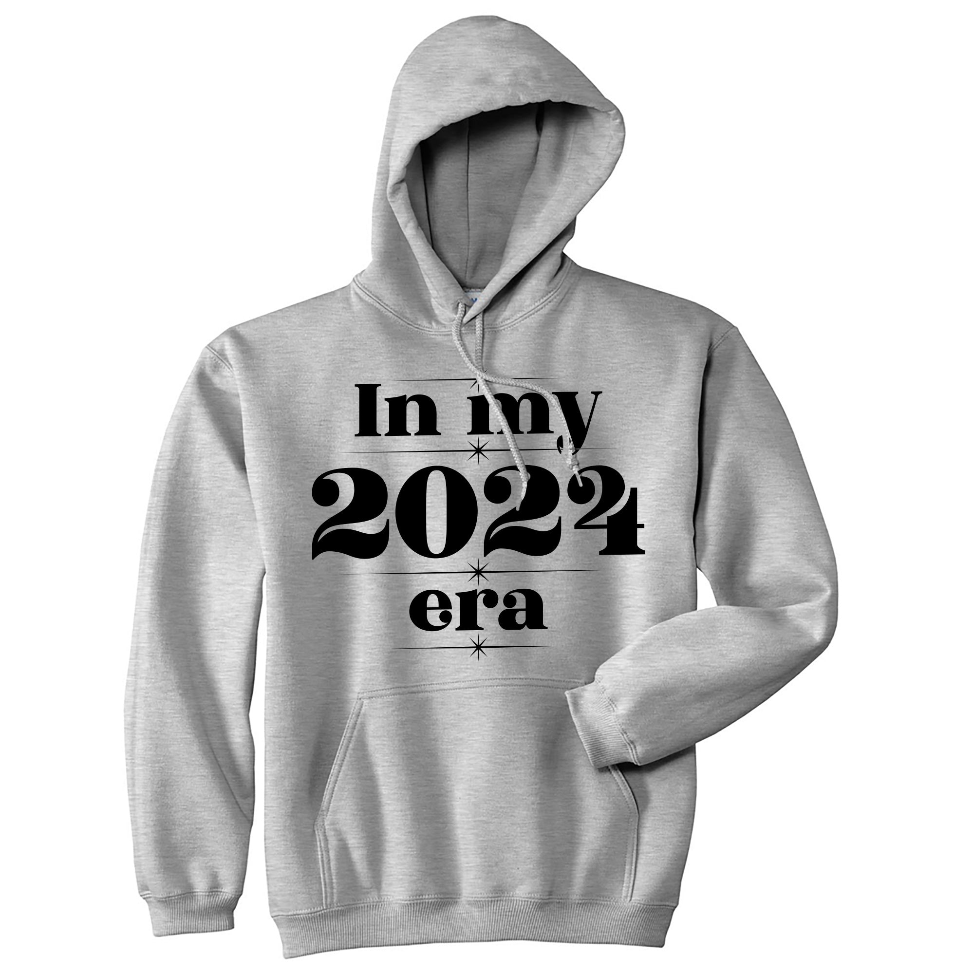 Funny Light Heather Grey - In My 2024 Era In My 2024 Era Hoodie Nerdy Sarcastic Tee