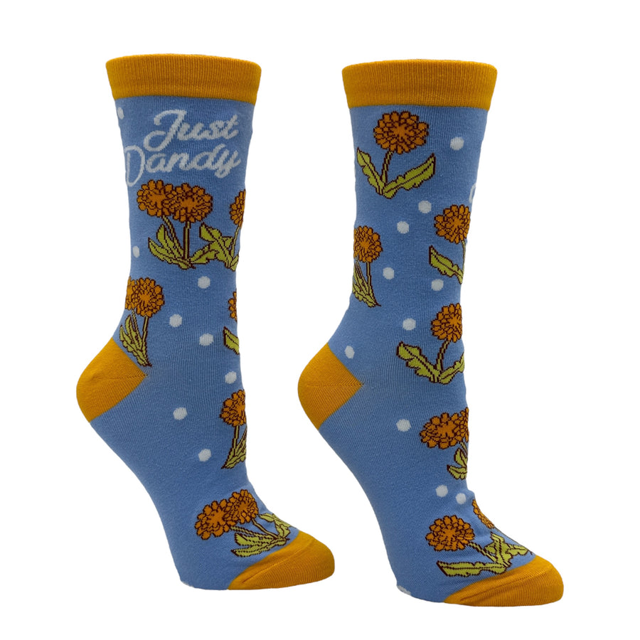 Funny Multi - Just Dandy Women's Just Dandy Sock Nerdy sarcastic Tee