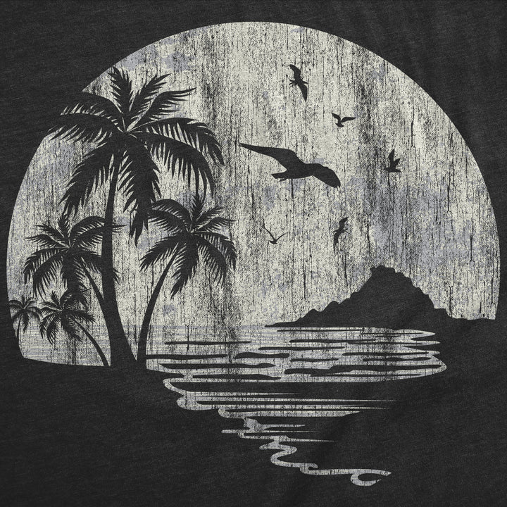 Moon Beach Women's T Shirt
