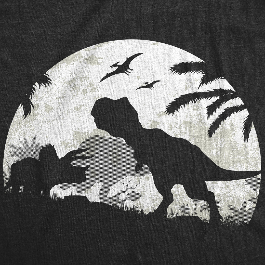 Moonlight Dinos Men's T Shirt