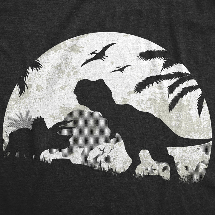 Moonlight Dinos Men's T Shirt