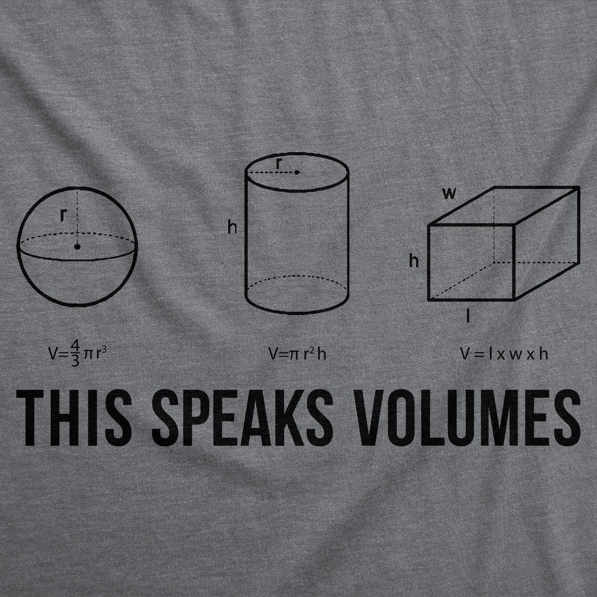 This Speaks Volumes Men&#39;s T Shirt