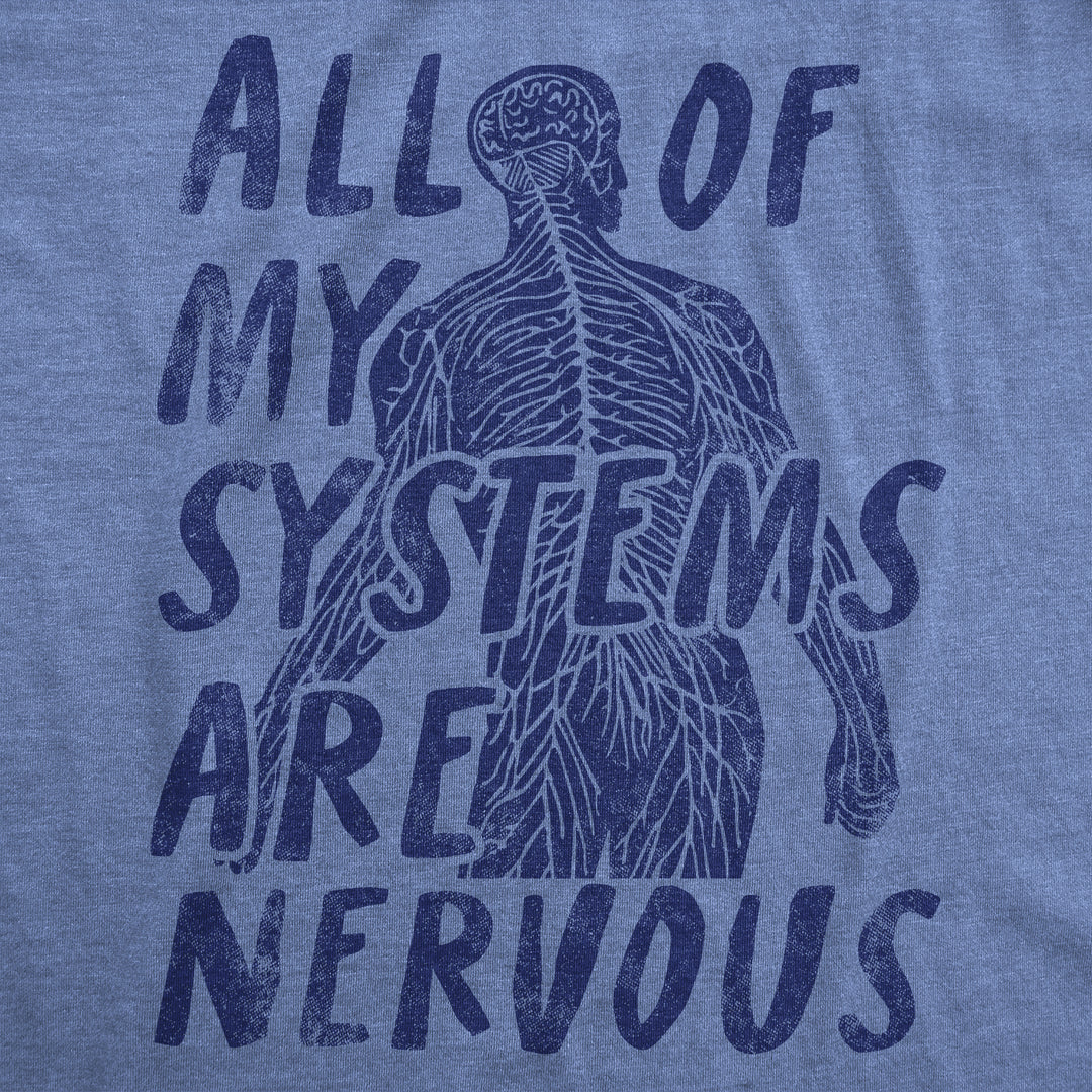 All Of My Systems Are Nervous Men's T Shirt