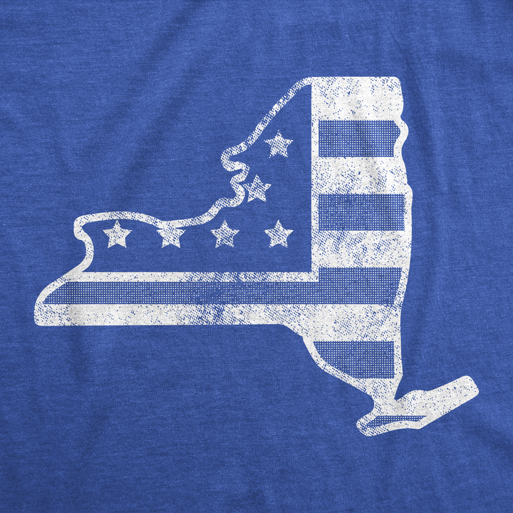 American Flag New York State Women's T Shirt
