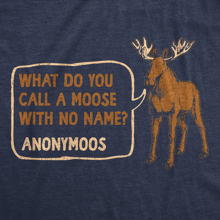 What Do You Call A Moose With No Name Anonymoos Men's T Shirt