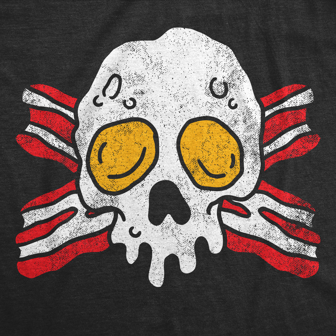 Bacon And Egg Skull Women's T Shirt