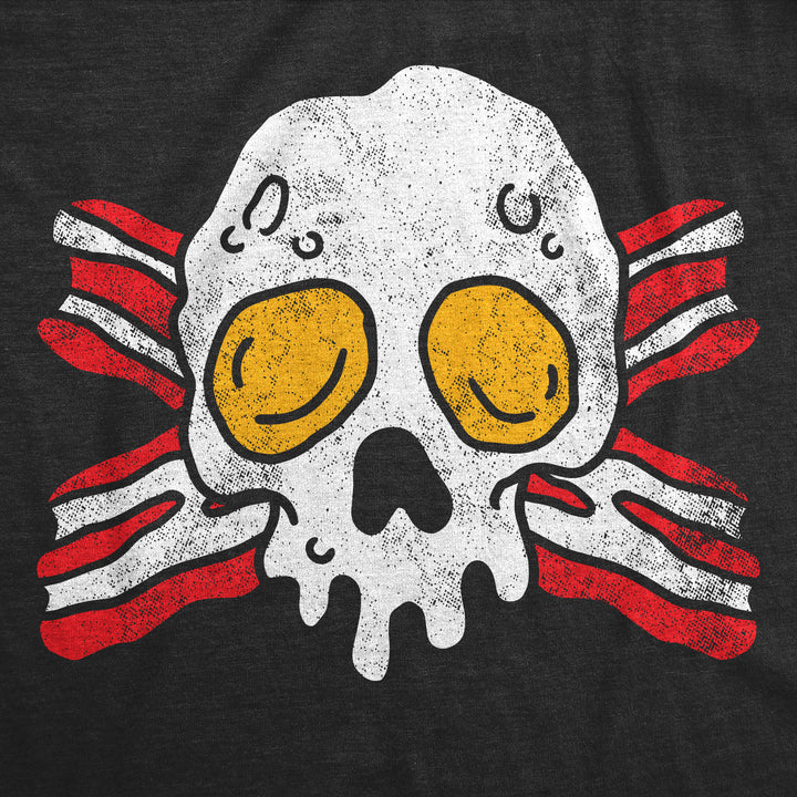 Bacon And Egg Skull Women's T Shirt
