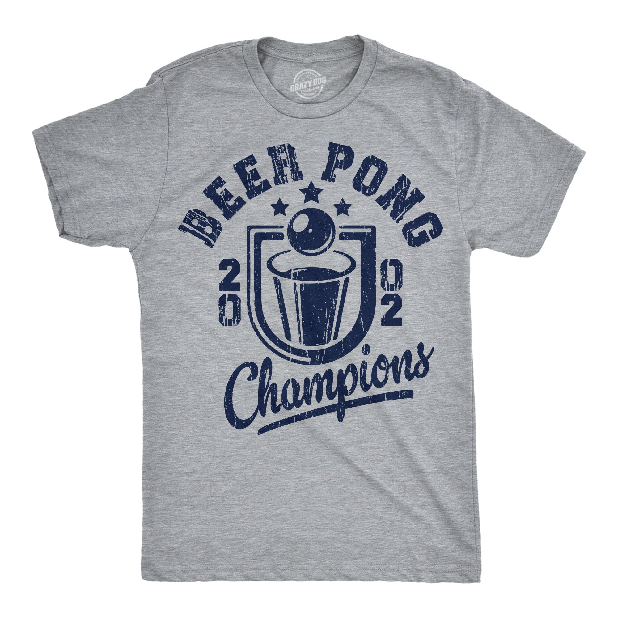 Funny Light Heather Grey - Beer Pong Champions Beer Pong Champions Mens T Shirt Nerdy Drinking Beer sarcastic Tee