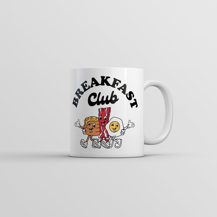 Funny White Breakfast Club Coffee Mug Nerdy Food sarcastic Tee