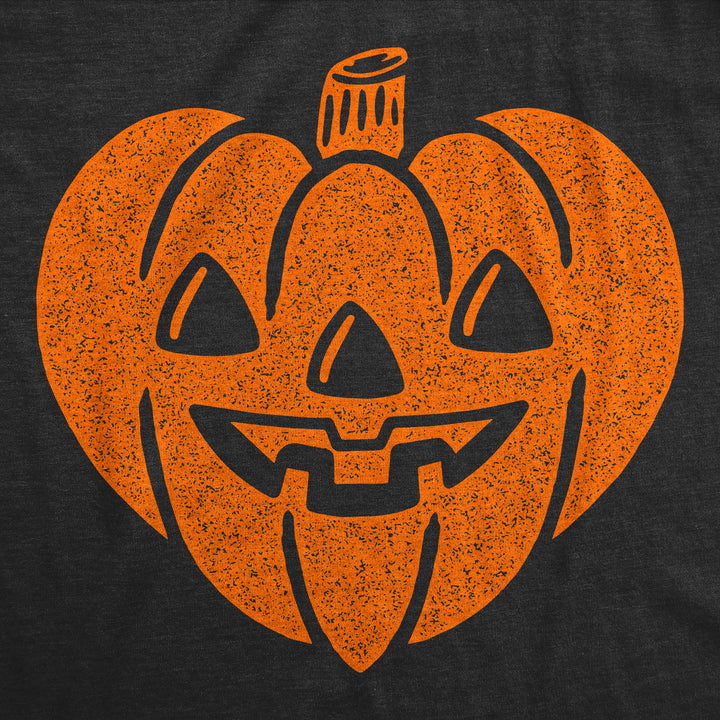 Carved Pumpkin Heart Women's T Shirt