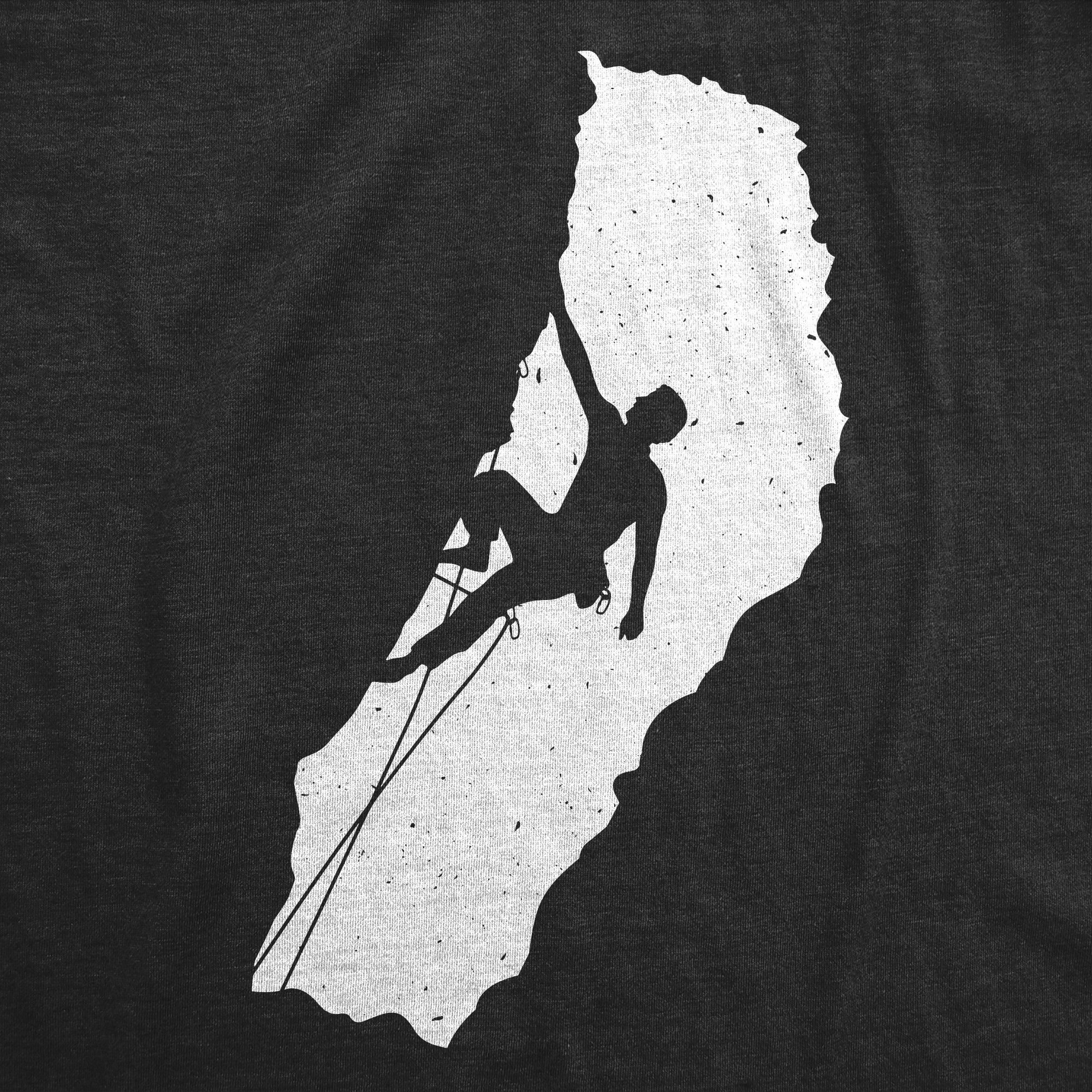 Funny Heather Black - Cave Climber Cave Climber Womens T Shirt Nerdy sarcastic Tee