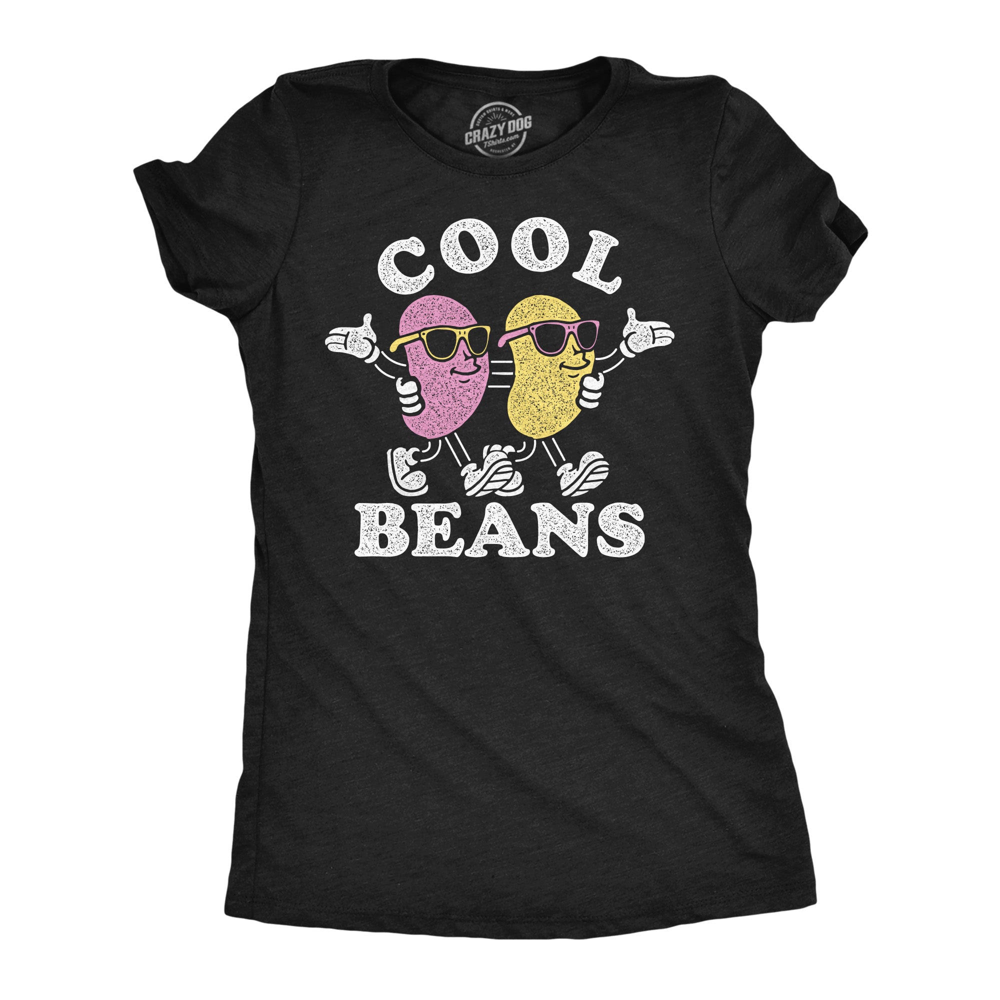 Funny Heather Black - Cool Beans Cool Beans Womens T Shirt Nerdy Easter sarcastic Tee