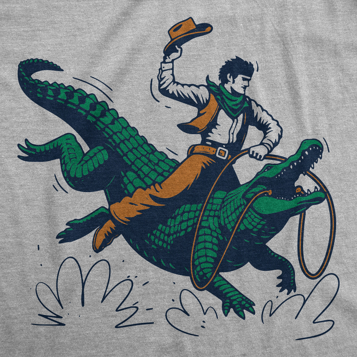 Cowboy Gator Ride Women&#39;s T Shirt