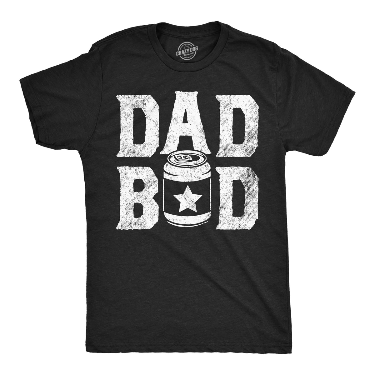 Funny Heather Black - Dad Bod Beer Dad Bod Beer Mens T Shirt Nerdy Father&#39;s Day Fitness Drinking Tee