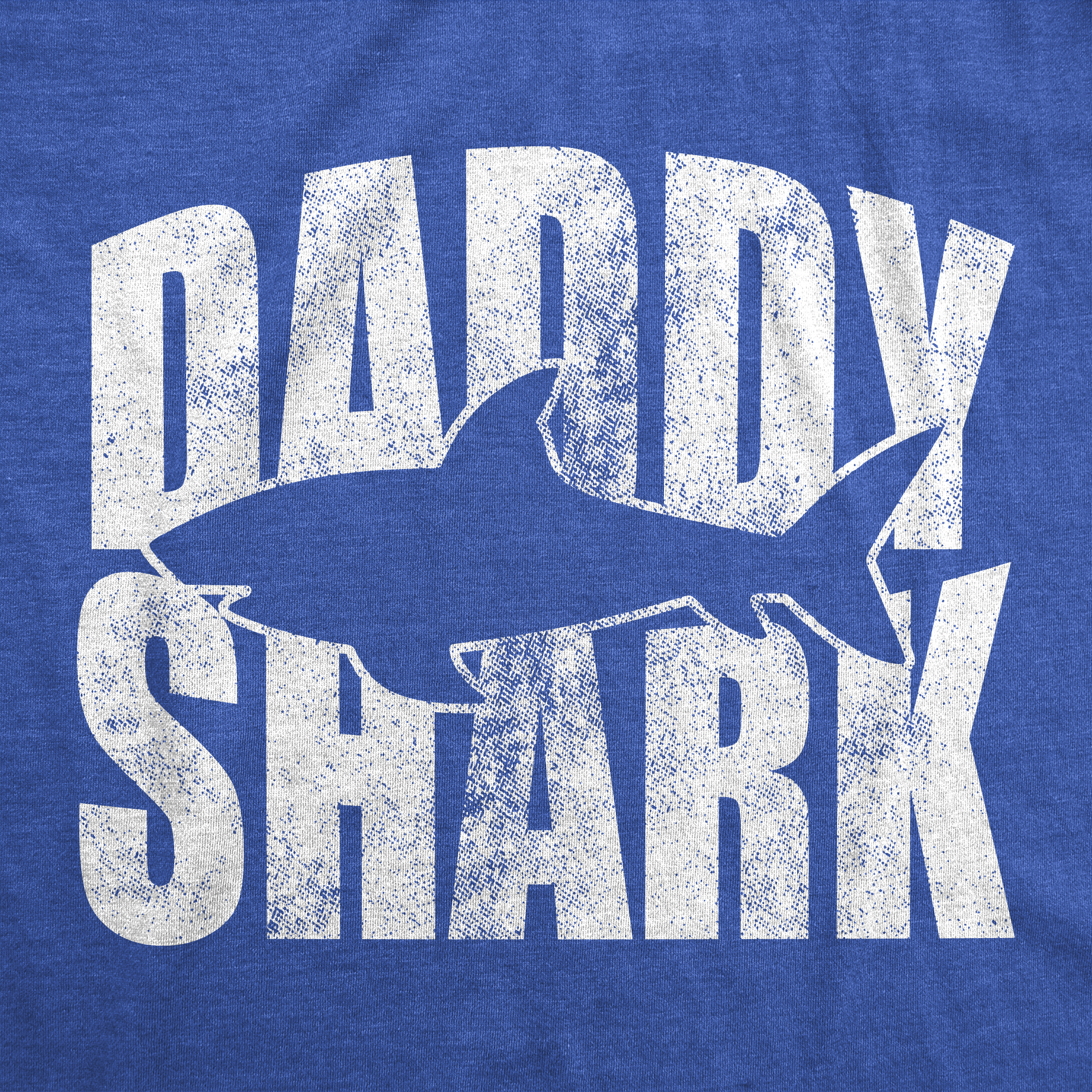 Funny Heather Royal - Daddy Shark Silhouette Daddy Shark Silhouette Mens T Shirt Nerdy Father's Day animal Tee