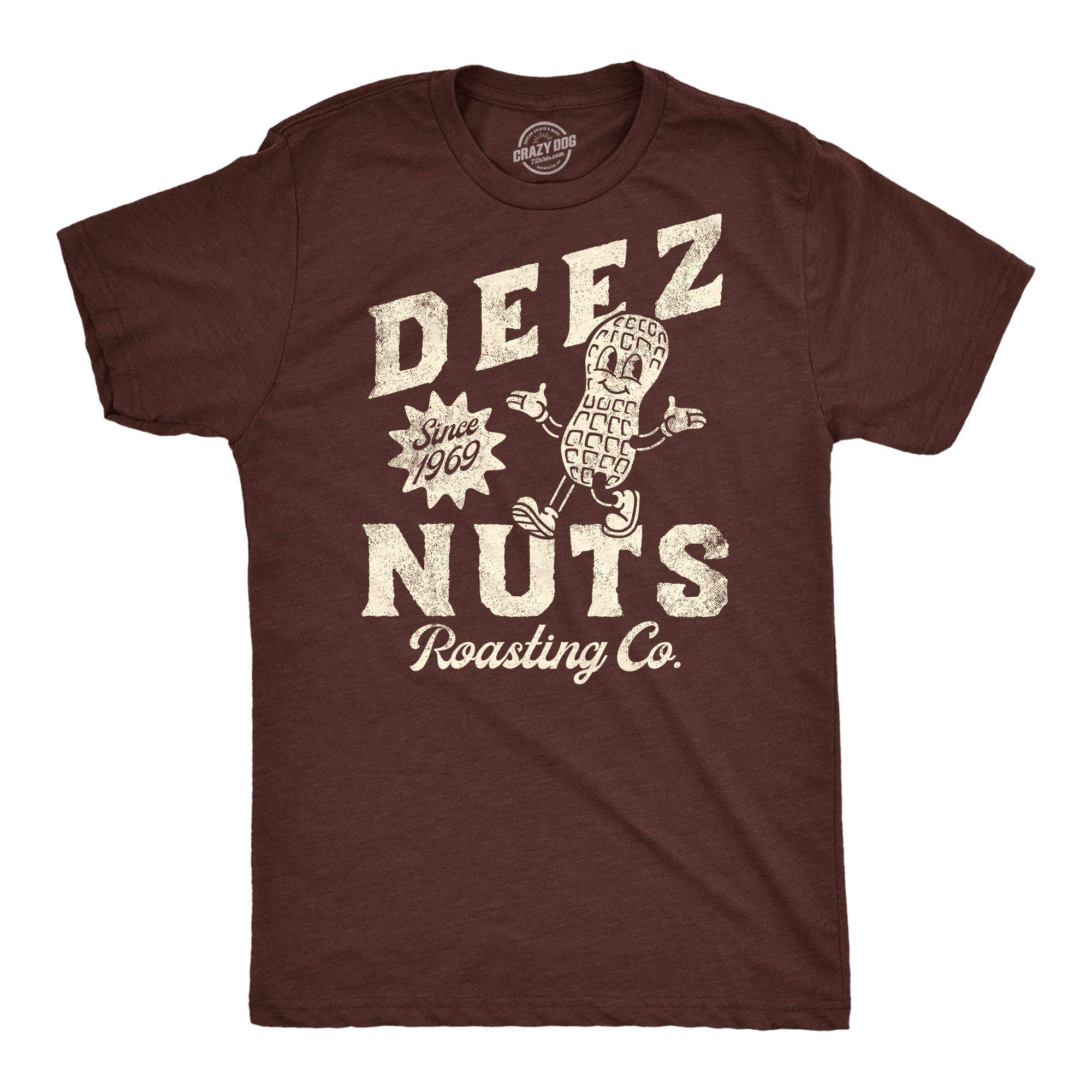 Funny Heather Brown - Deez Nuts Roasting Co Deez Nuts Roasting Co Mens T Shirt Nerdy Food sarcastic Tee