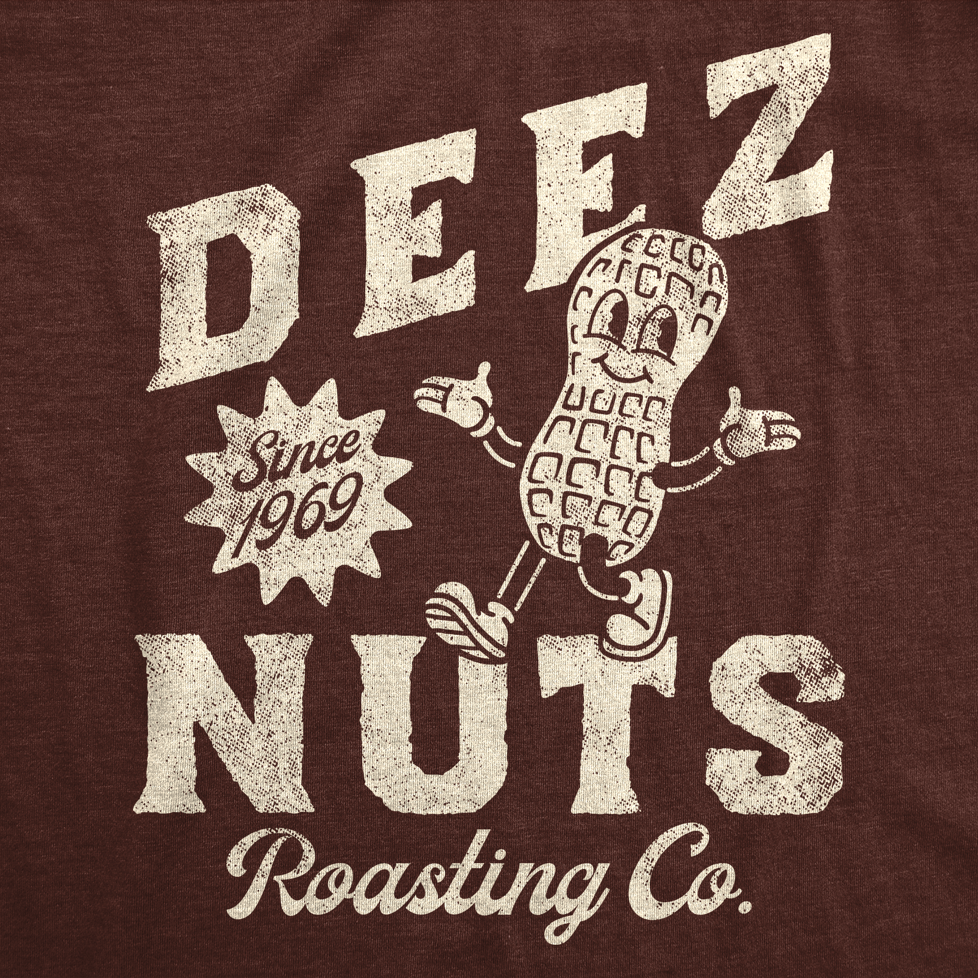 Funny Heather Brown - Deez Nuts Roasting Co Deez Nuts Roasting Co Mens T Shirt Nerdy Food sarcastic Tee