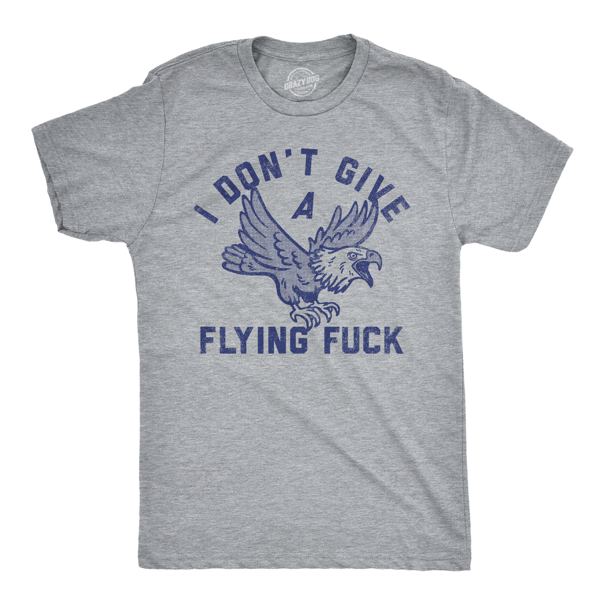 Funny Light Heather Grey - Dont Give A Flying Fuck I Don’t Give A Flying Fuck Mens T Shirt Nerdy sarcastic Tee