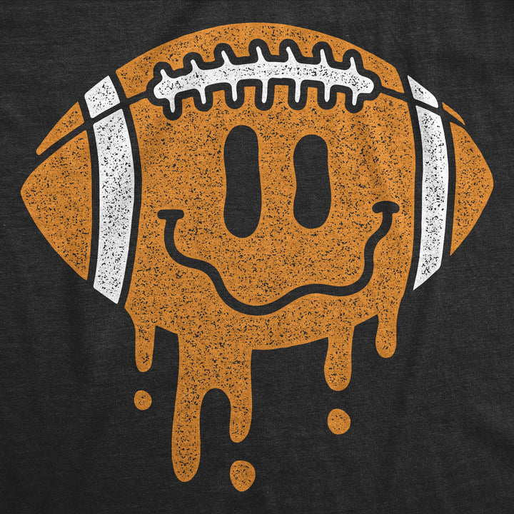 Dripping Football Smile Women's T Shirt