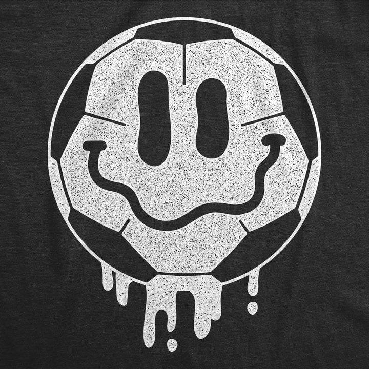 Dripping Soccer Ball Smile Women's T Shirt