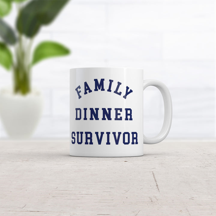 Family Dinner Survivor Mug