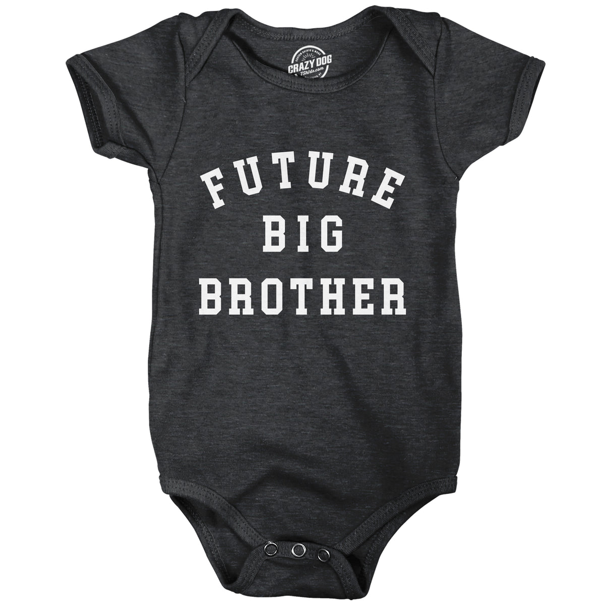 Funny Heather Black - Future Big Brother Future Big Brother Onesie Nerdy Brother Tee