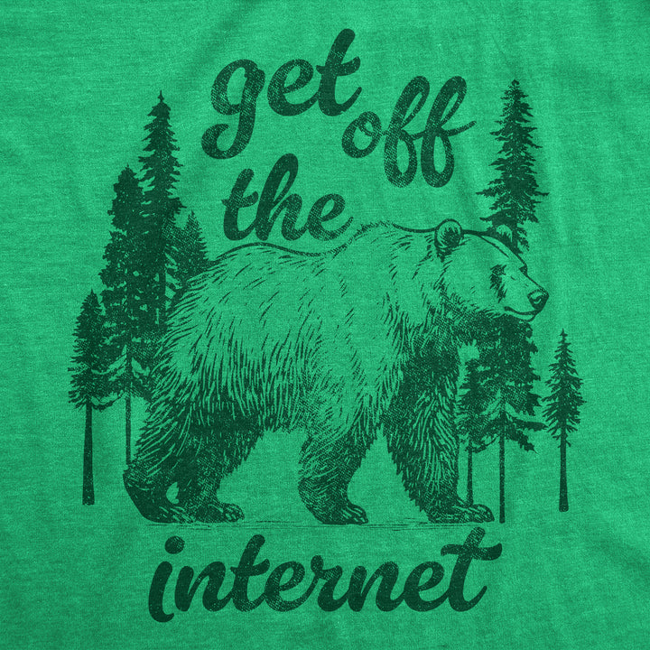 Get Off The Internet Men's T Shirt