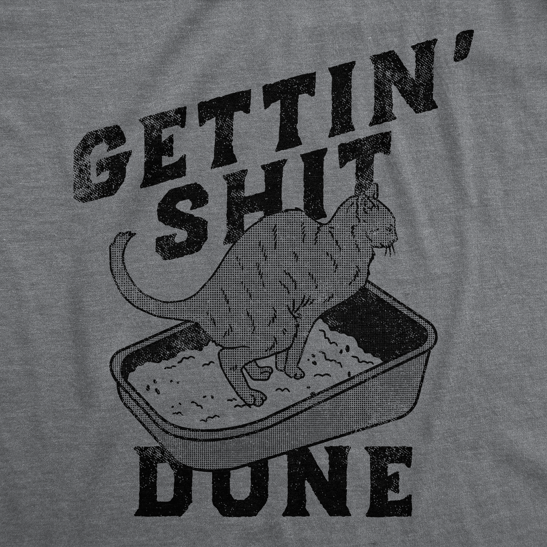Gettin Shit Done Cat Women's T Shirt