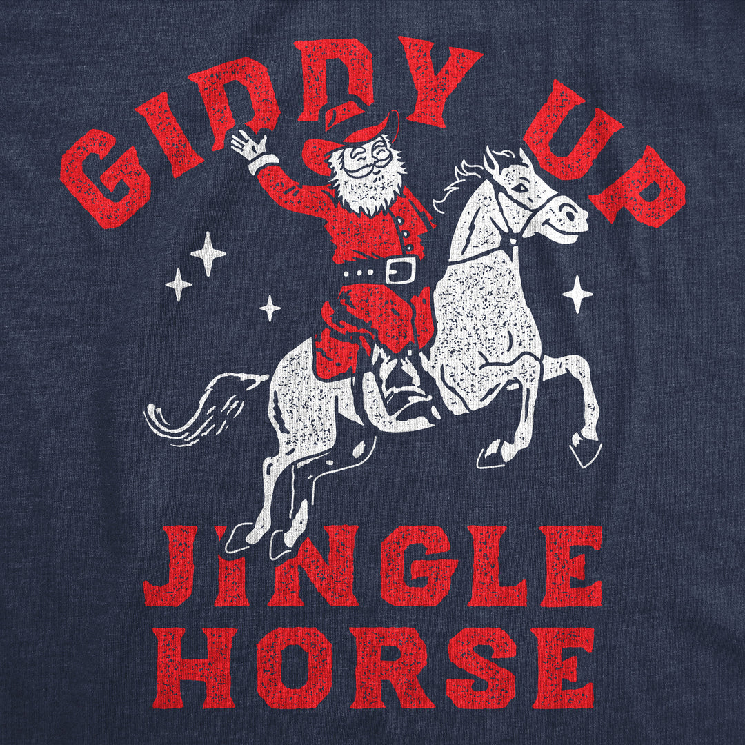 Giddy Up Jingle Horse Women's T Shirt