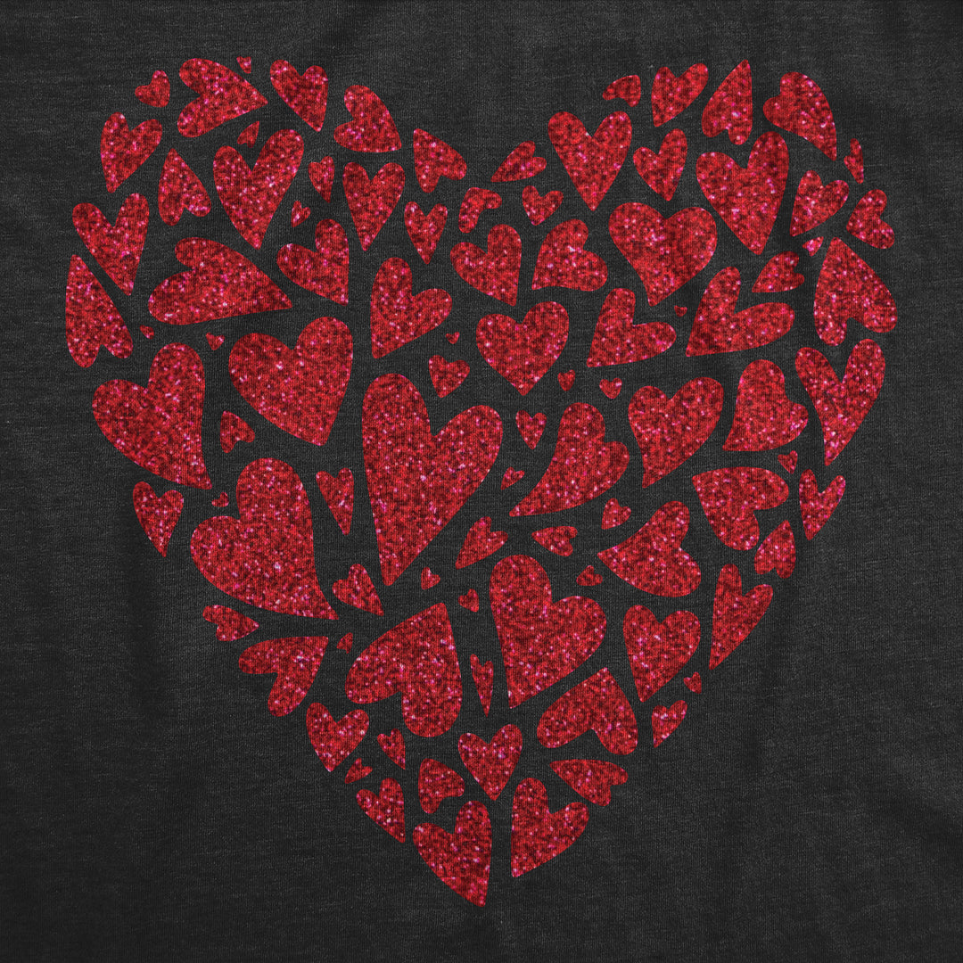 Glitter Heart Women's T Shirt